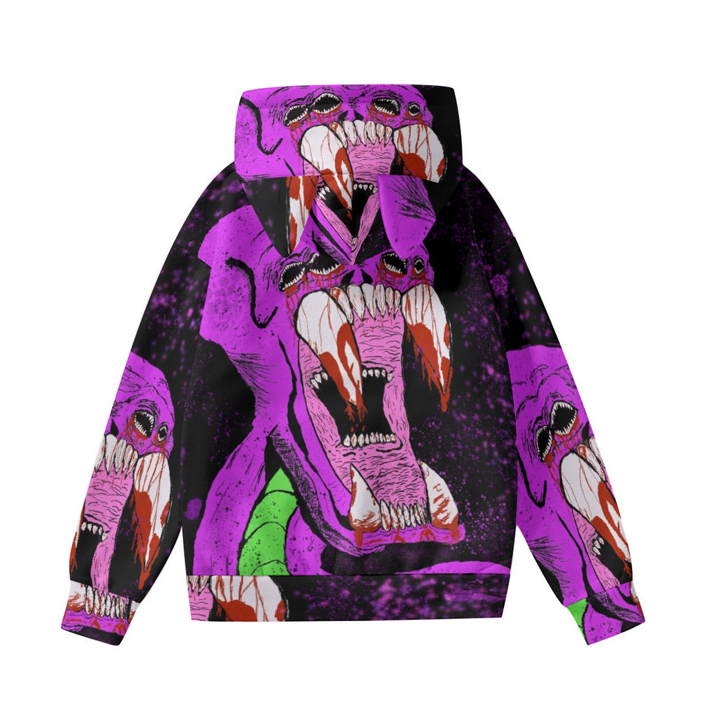 All-Over Print Women’s Hoodie With Decorative Ears
