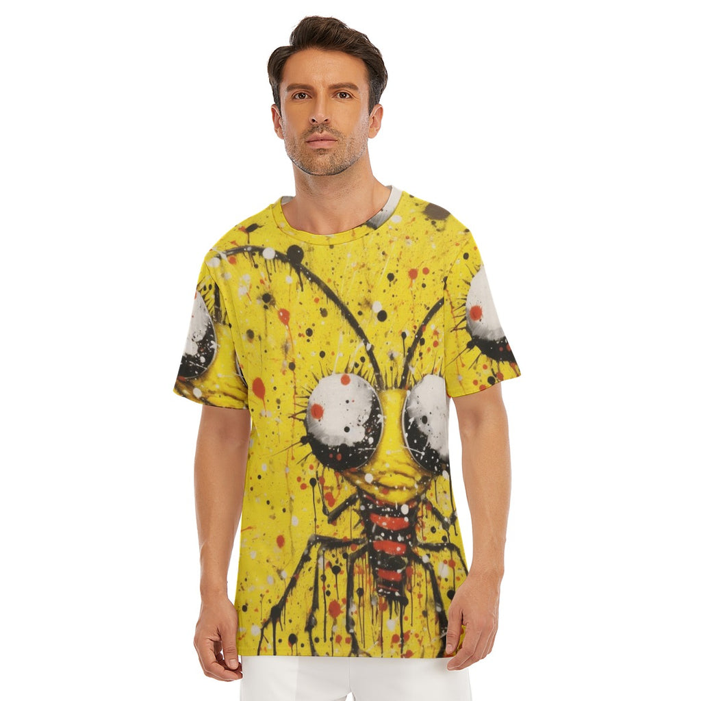 All-Over Print Men's O-Neck T-Shirt | 190GSM Cotton