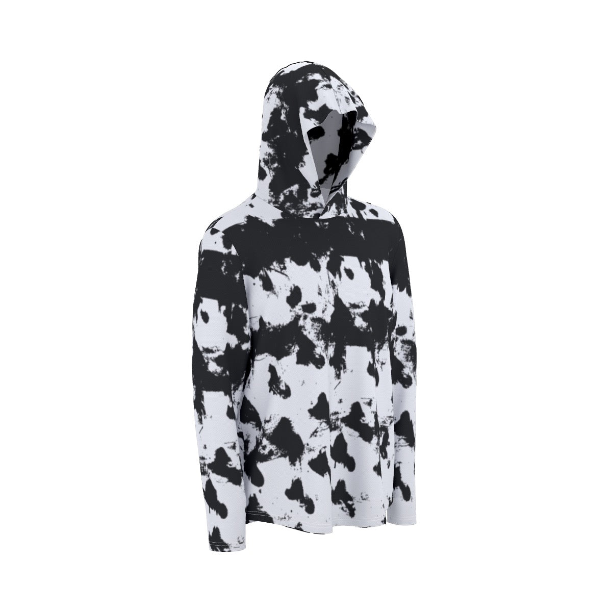 All-Over Print Men's Sunscreen  Sports Hoodie With Thumb Holes