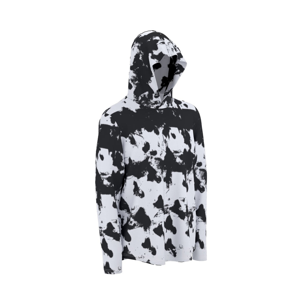 All-Over Print Men's Sunscreen  Sports Hoodie With Thumb Holes
