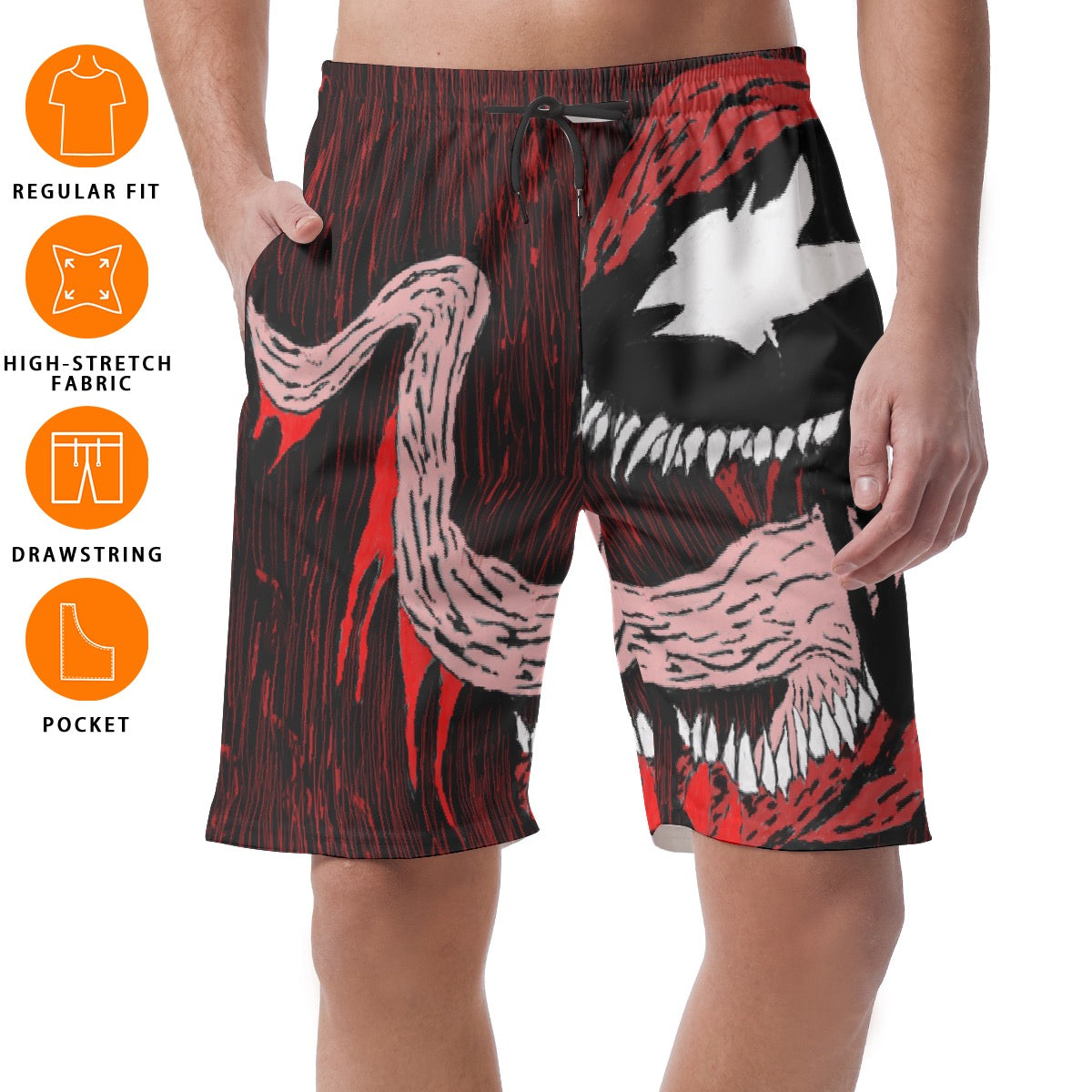 All-Over Print Men's Short Pants
