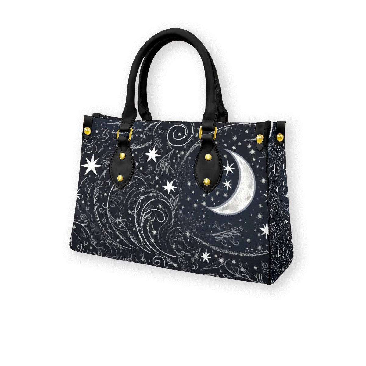 Women's Tote Bag With Black Handle