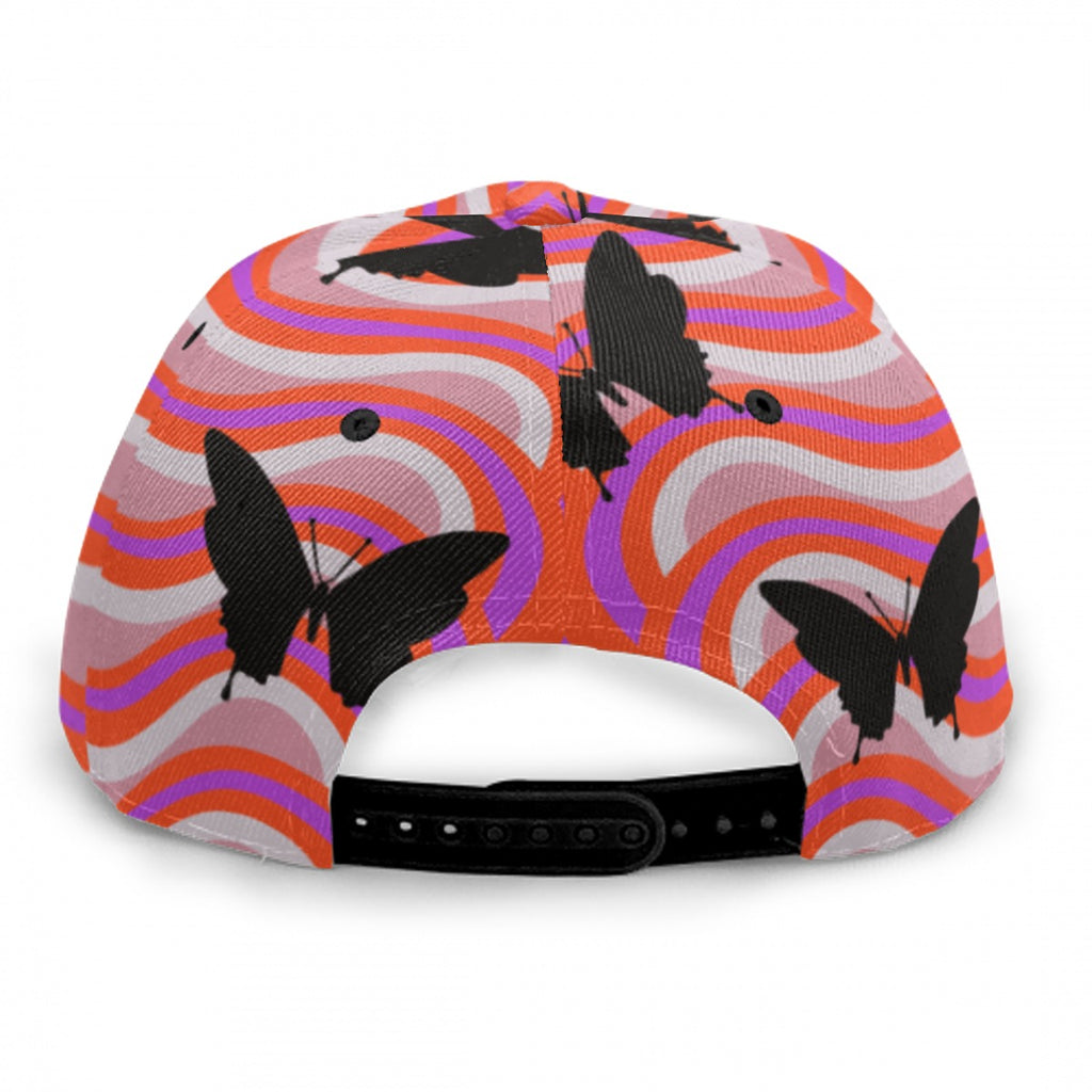Baseball Cap With Flat Brim
