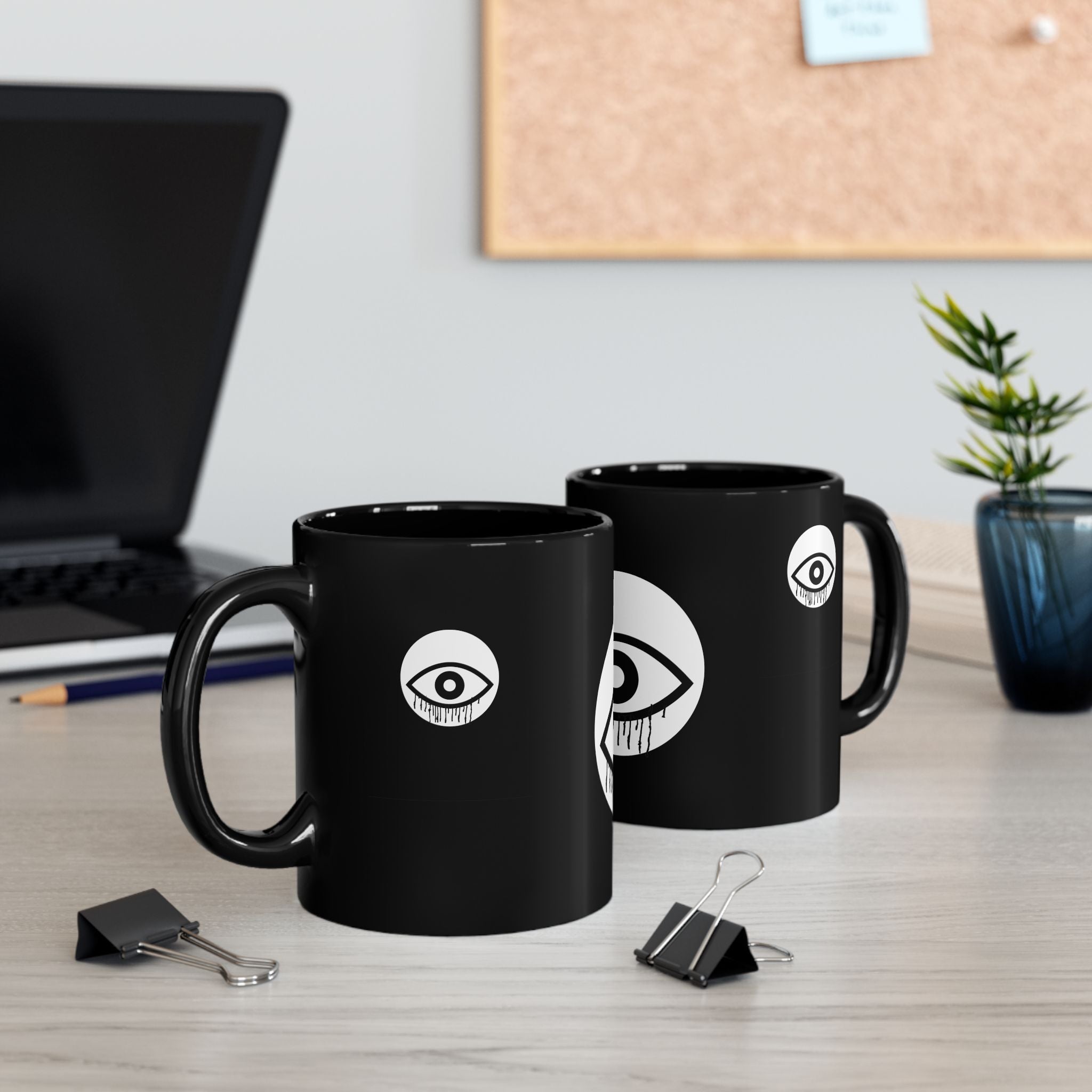 The White Eye Black Mug