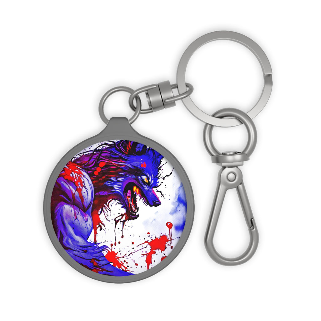 Wolf's Blood Keyring Tag