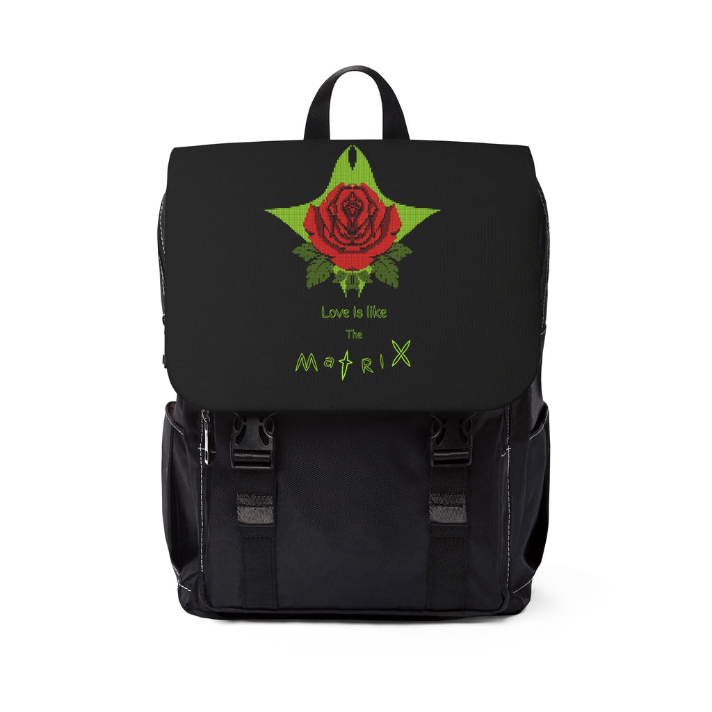 Love is like the Matrix Shoulder Backpack