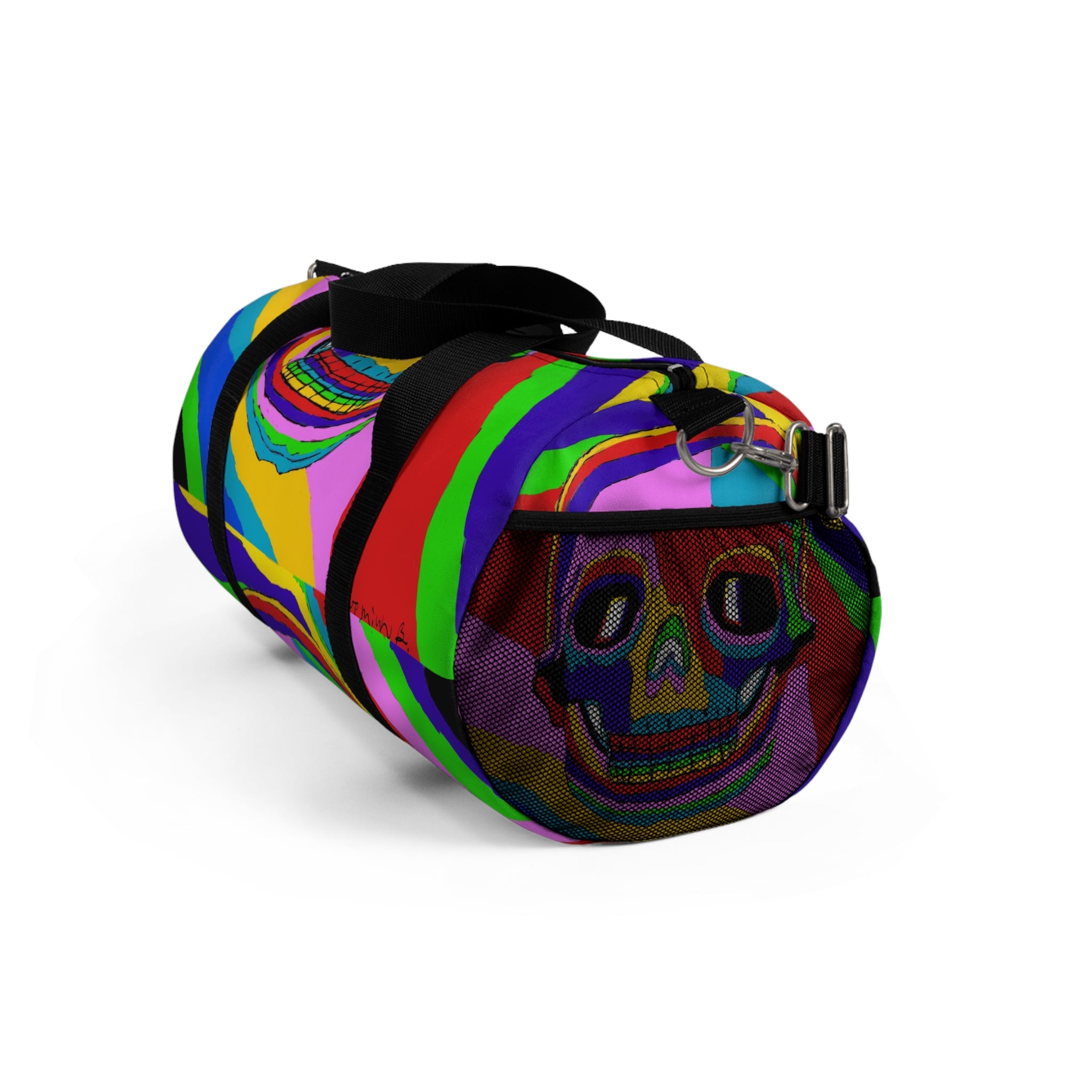 Skulls on a Trip Duffel Bag